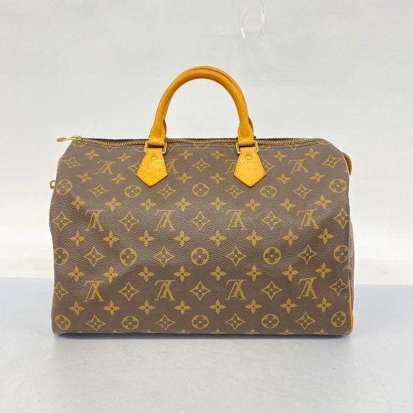 1240001038358 12 Louis Vuitton Handbag Monogram Speedy 35 Brown