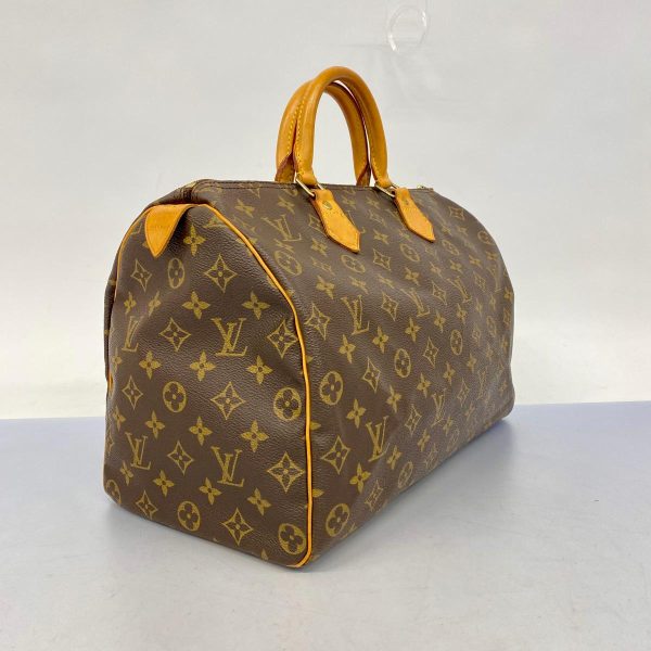 1240001038358 2 Louis Vuitton Handbag Monogram Speedy 35 Brown