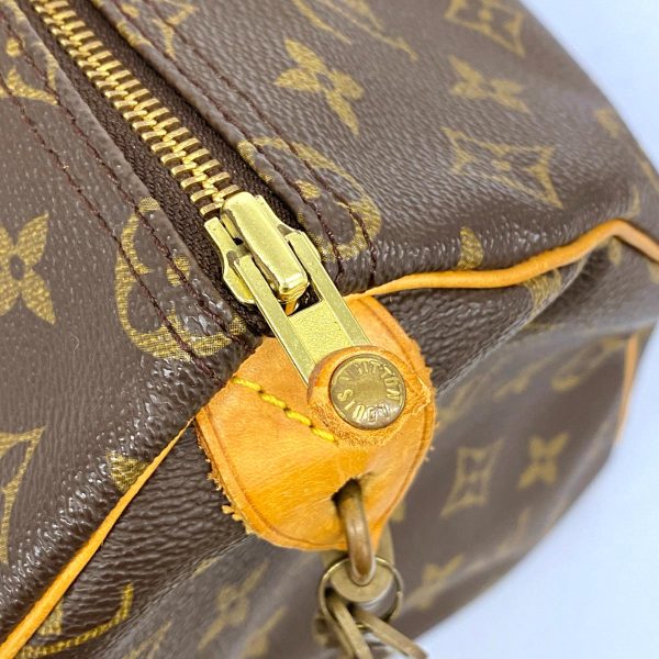 1240001038358 8 Louis Vuitton Handbag Monogram Speedy 35 Brown