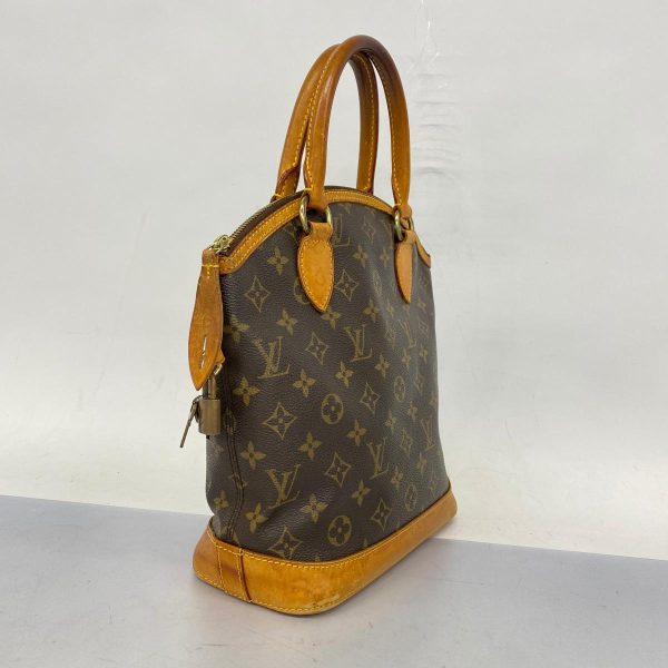 1240001038375 2 Louis Vuitton Handbag Monogram Lockit Brown