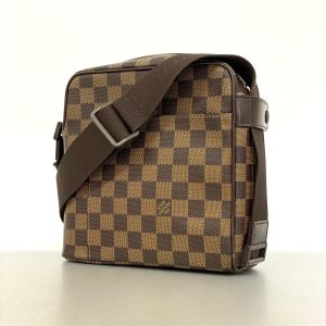 1240001038385 1 Louis Vuitton Phoenix PM 2way Monogram Crossbody Handbag Shoulder Bag Red Brown