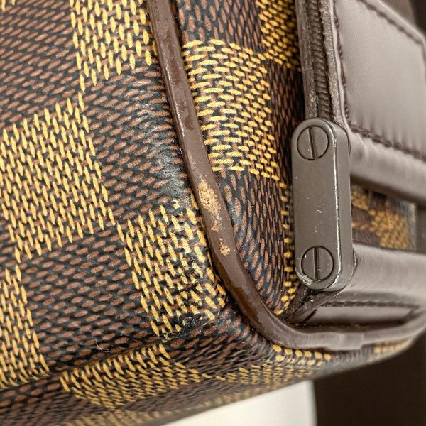 1240001038385 7 Louis Vuitton Shoulder Bag Damier Olaf PM Ebene