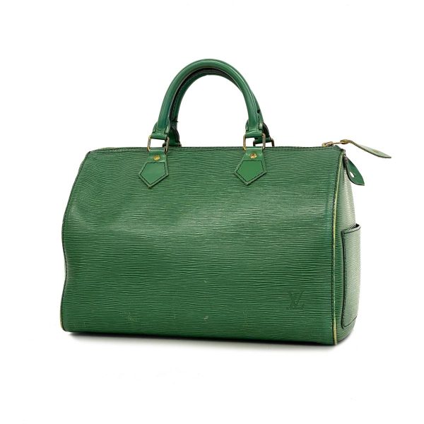 1240001038387 1 Louis Vuitton Handbag Epi Speedy 30 Borneo Green