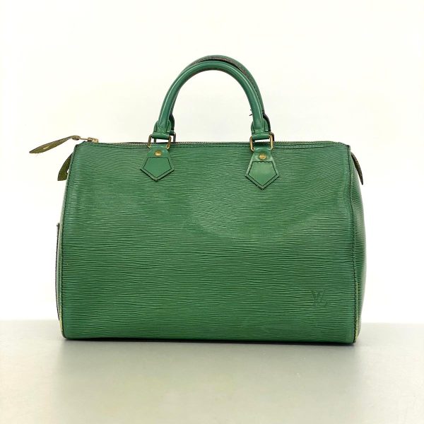 1240001038387 16 Louis Vuitton Handbag Epi Speedy 30 Borneo Green