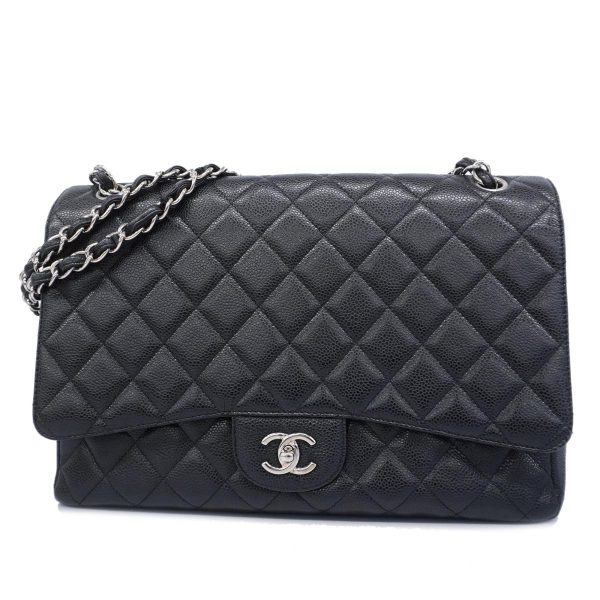 1240001038407 1 Chanel Shoulder Bag Matelasse W Chain Black