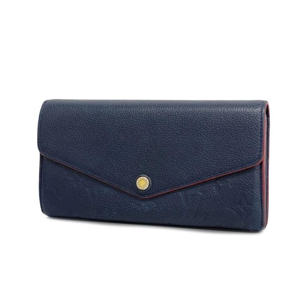 1240001038413 1 Louis Vuitton Wallet Empreinte Sara Marine Rouge