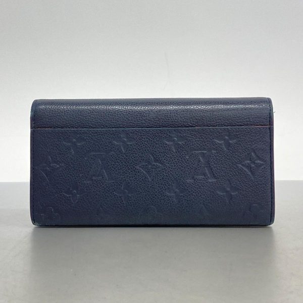 1240001038413 13 Louis Vuitton Wallet Empreinte Sara Marine Rouge