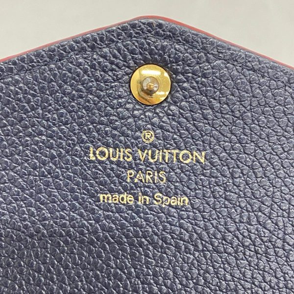 1240001038413 5 Louis Vuitton Wallet Empreinte Sara Marine Rouge