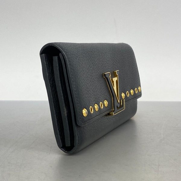 1240001038414 2 Louis Vuitton Wallet Portefeuil Capucines Noir