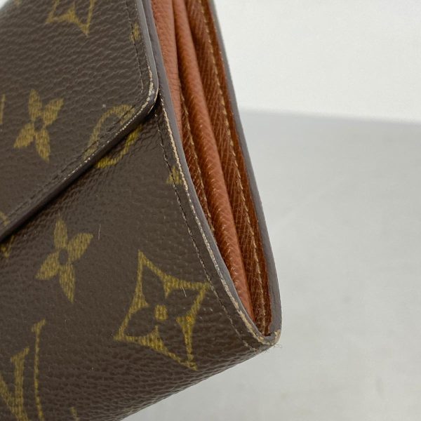 1240001038419 10 Louis Vuitton Long Wallet Porte Mone Credit Brown