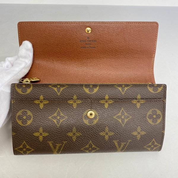 1240001038419 11 Louis Vuitton Long Wallet Porte Mone Credit Brown