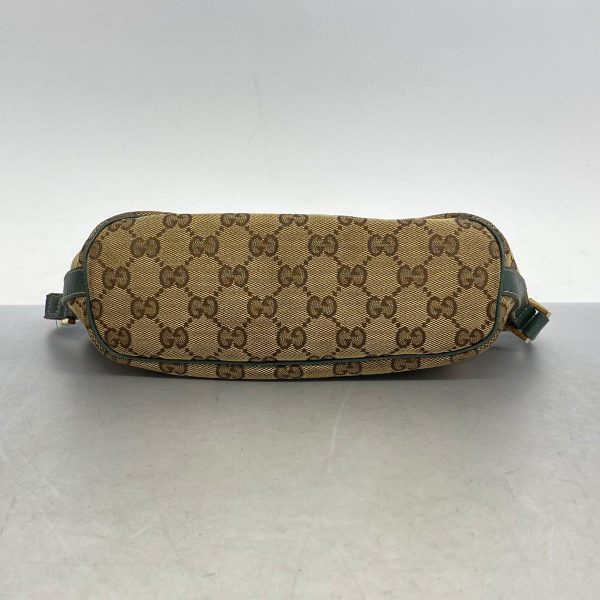 1240001038424 3 Gucci Pouch GG Canvas Brown Gold Hardware