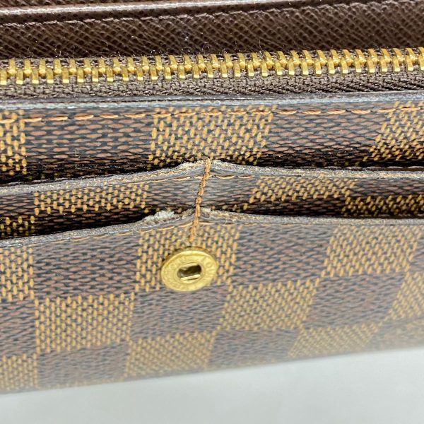 1240001038434 6 Louis Vuitton Long Wallet Portefeuille Sara Ebene