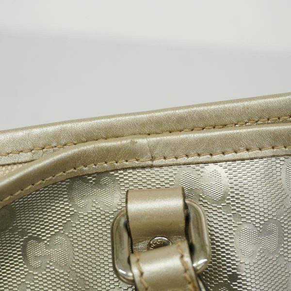 1240001038441 8 Gucci Tote Bag GG Impleme Leather Silver