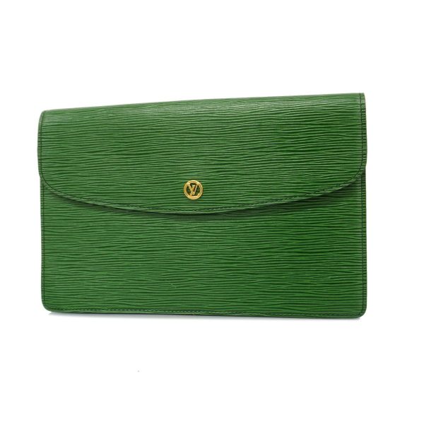 1240001038446 1 Louis Vuitton Clutch Bag Montaigne 27 Borneo Green