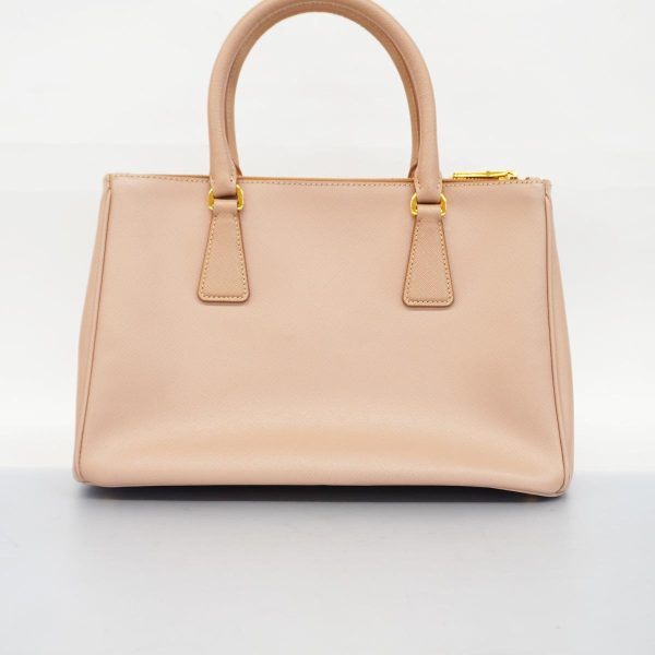 1240001038508 11 Prada Saffiano Leather 2 Way Bag Pink Beige Gold