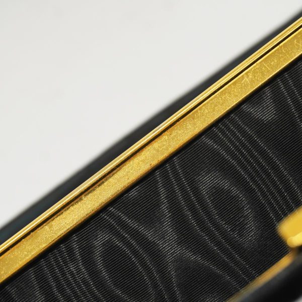 1240001038513 13 Chanel Long Wallet Caviar Skin Black Gold Hardware