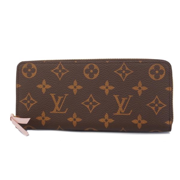 1240001038515 1 Louis Vuitton Long Wallet Clemence Rose Ballerine