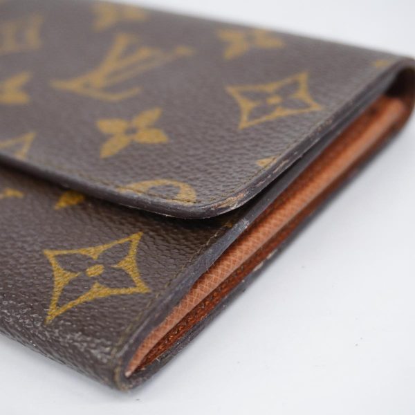 1240001038523 12 Louis Vuitton Long Wallet Porte Mone Credit Brown