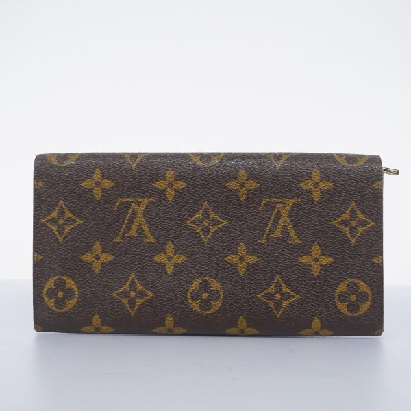 1240001038523 16 Louis Vuitton Long Wallet Porte Mone Credit Brown