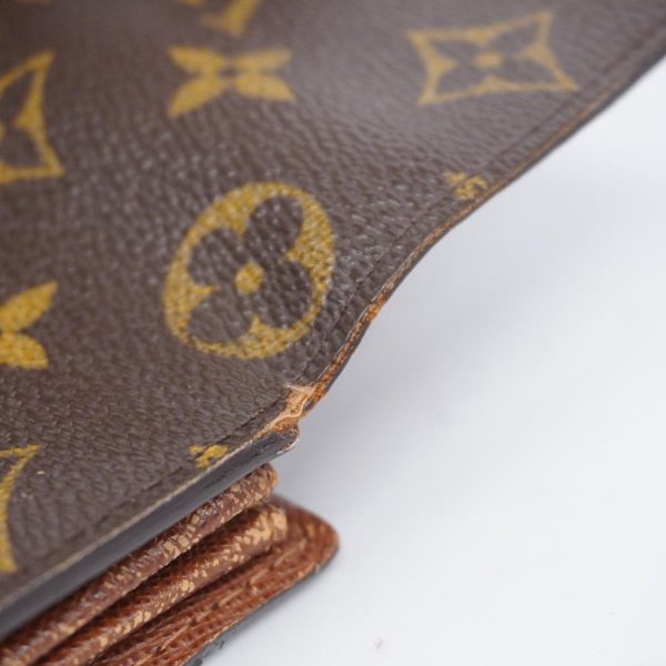 1240001038524 11 Louis Vuitton Long Wallet Portomone Credit Brown