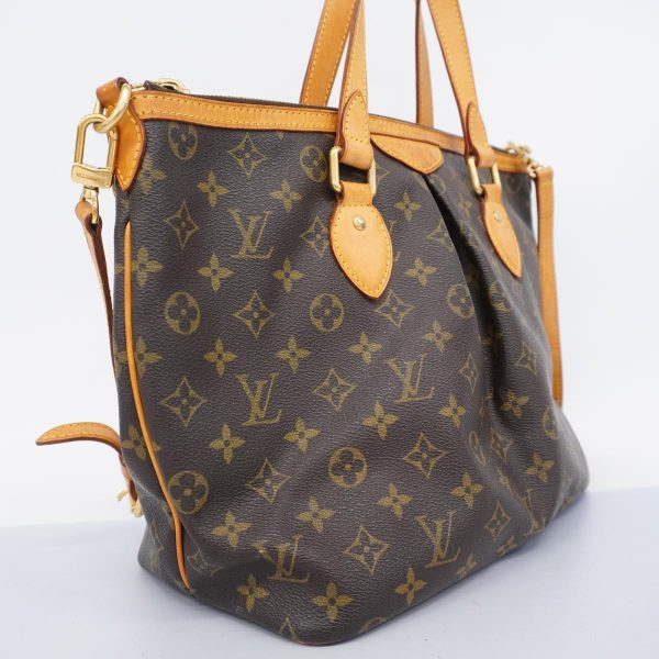 1240001038527 2 Louis Vuitton 2way Bag Monogram Palermo PM Brown