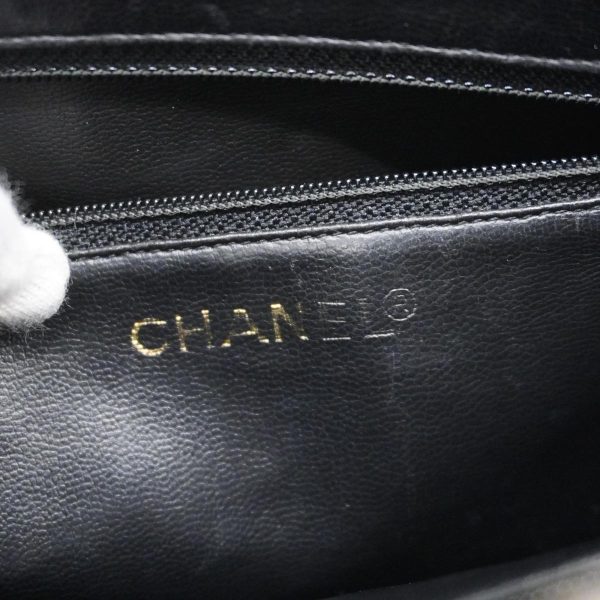 1240001038537 5 Chanel Shoulder Bag Chain Caviar Skin Black