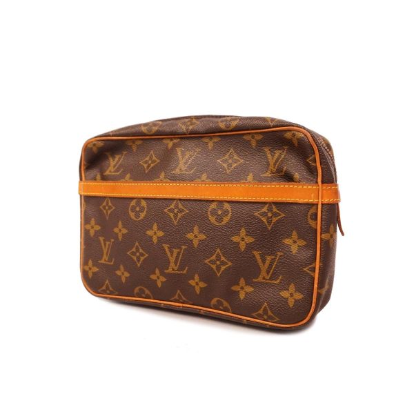 1240001038539 1 Louis Vuitton Clutch Bag Monogram 23 Brown