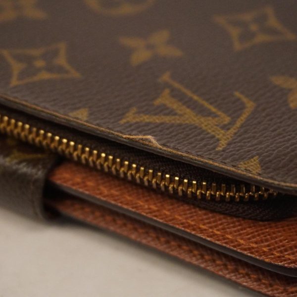 1240001038544 8 Louis Vuitton Wallet Porte Papier Zip Brown