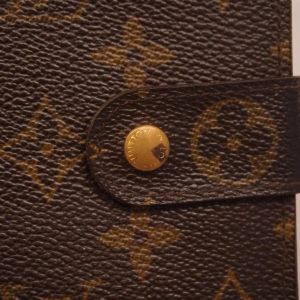 1240001038544 9 Louis Vuitton Wallet Porte Papier Zip Brown