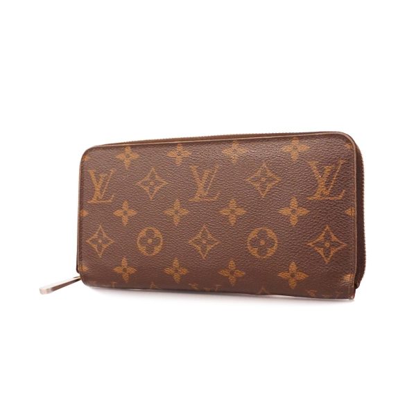 1240001038571 1 Louis Vuitton Long Wallet Monogram Zippy Brown