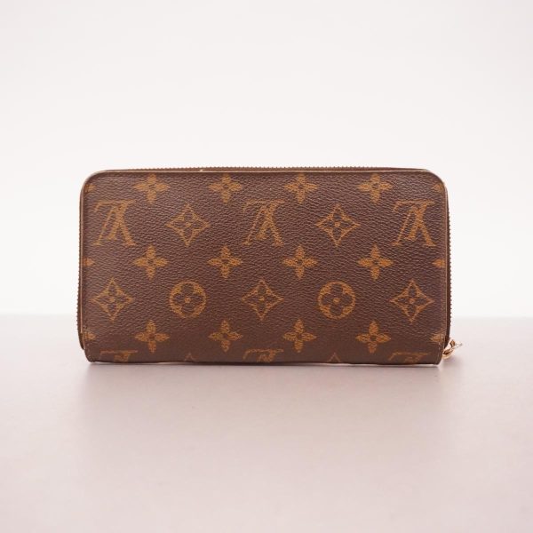 1240001038571 16 Louis Vuitton Long Wallet Monogram Zippy Brown