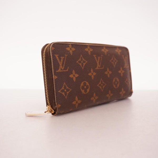 1240001038571 2 Louis Vuitton Long Wallet Monogram Zippy Brown