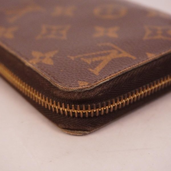 1240001038571 6 Louis Vuitton Long Wallet Monogram Zippy Brown