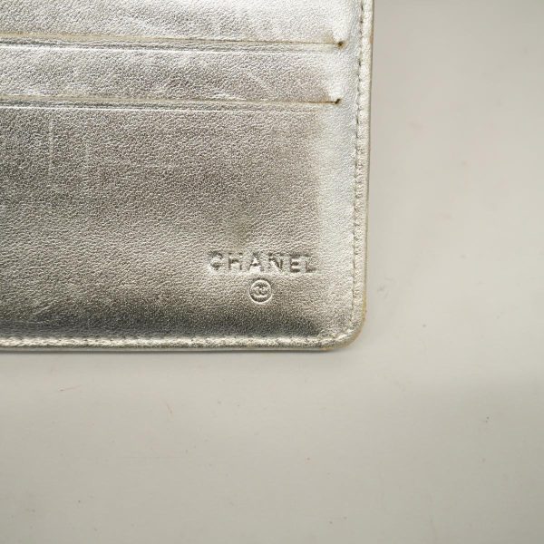 1240001038580 5 Chanel Tri fold Long Wallet Matelasse Silver