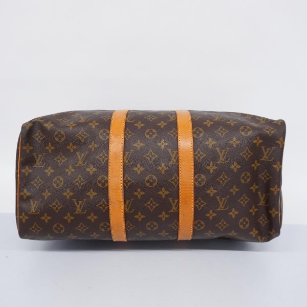 1240001038583 3 Louis Vuitton Boston Bag Monogram Keepall 45 Brown