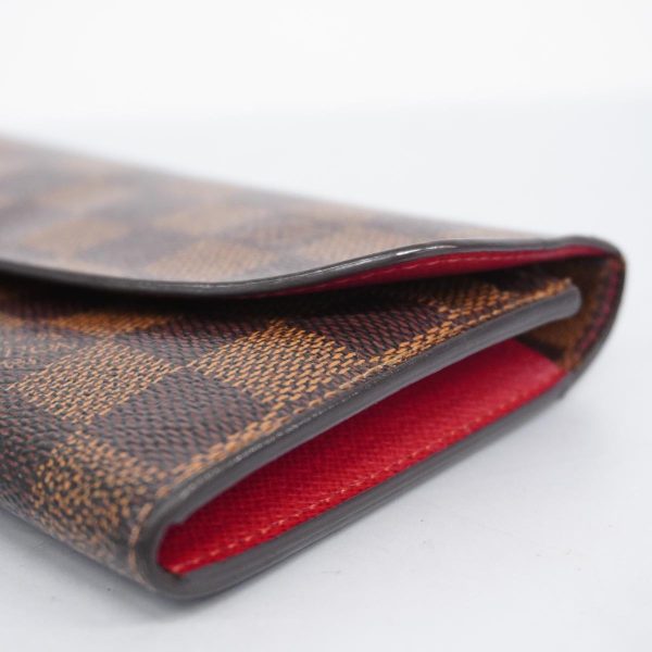 1240001038588 10 Louis Vuitton Long Wallet Portefeuille Emily Rouge