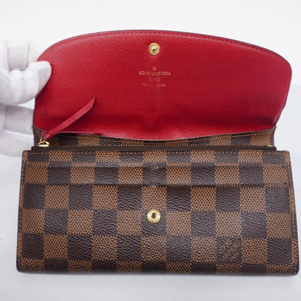 1240001038588 3 Louis Vuitton Long Wallet Portefeuille Emily Rouge