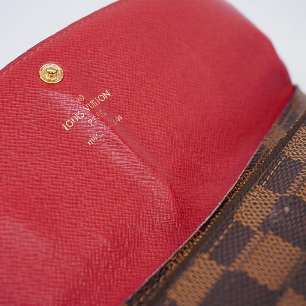 1240001038588 6 Louis Vuitton Long Wallet Portefeuille Emily Rouge