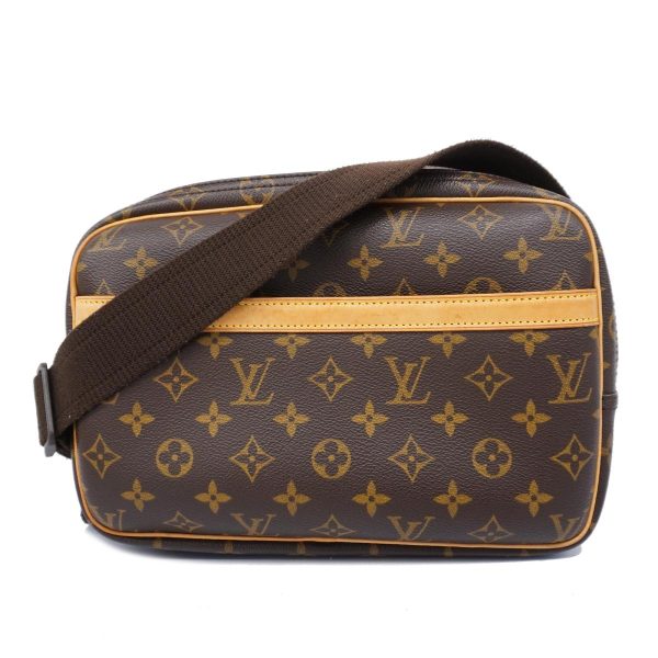 1240001038609 1 Louis Vuitton Shoulder Monogram Reporter PM Brown