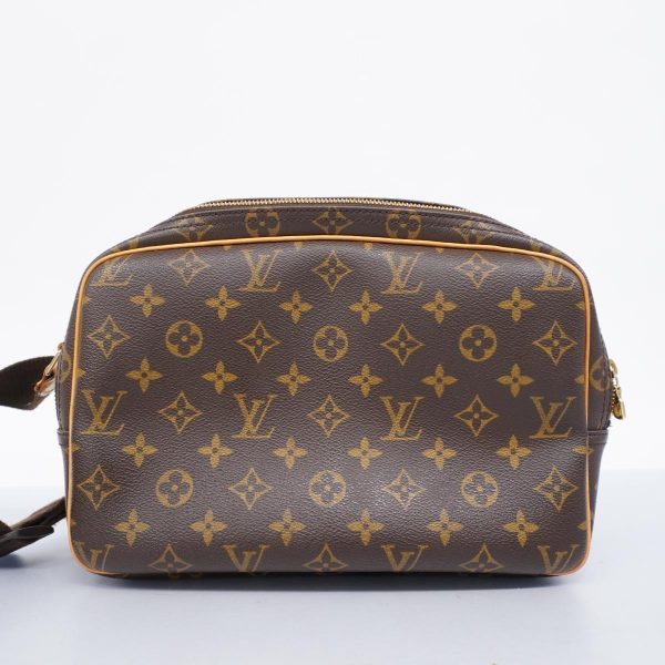 1240001038609 11 Louis Vuitton Shoulder Monogram Reporter PM Brown