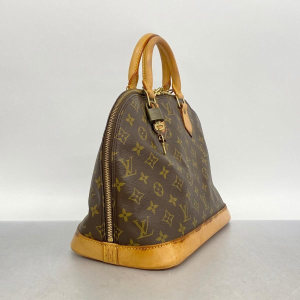 1240001038632 2 Louis Vuitton Handbag Monogram Alma Brown