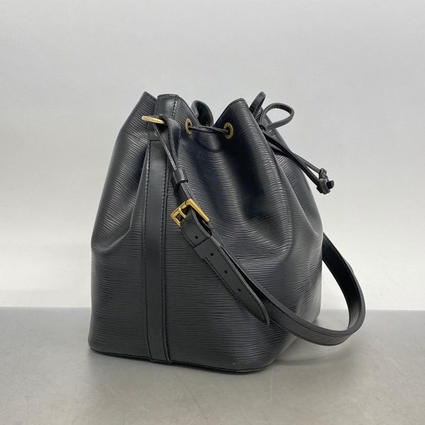 1240001038643 2 Louis Vuitton Shoulder Bag Epi Petit Noe Noir