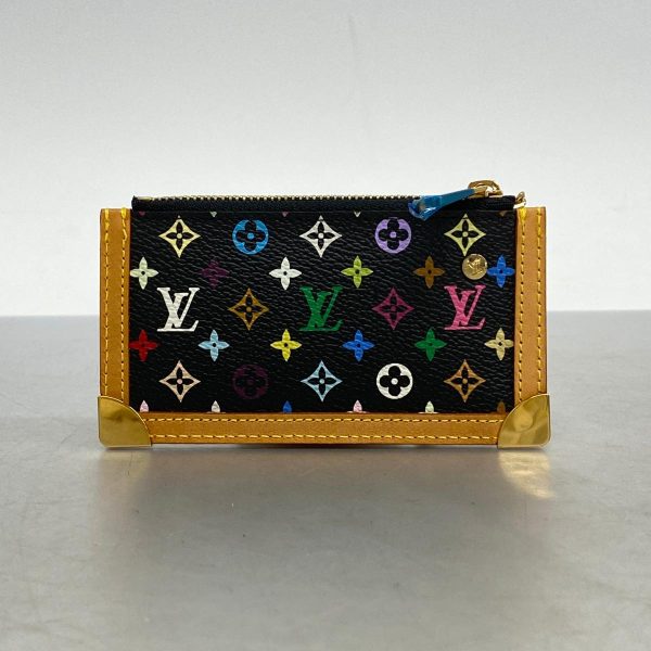 1240001038647 5 Louis Vuitton Coin Case Multicolor Pochette Noir