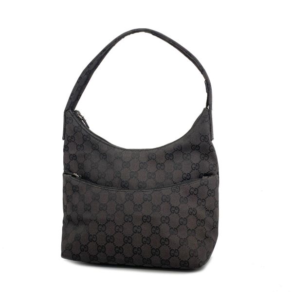 1240001038656 1 Gucci Shoulder Bag GG Canvas Black