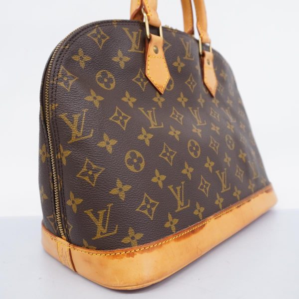 1240001038677 2 Louis Vuitton Handbag Monogram Alma Brown