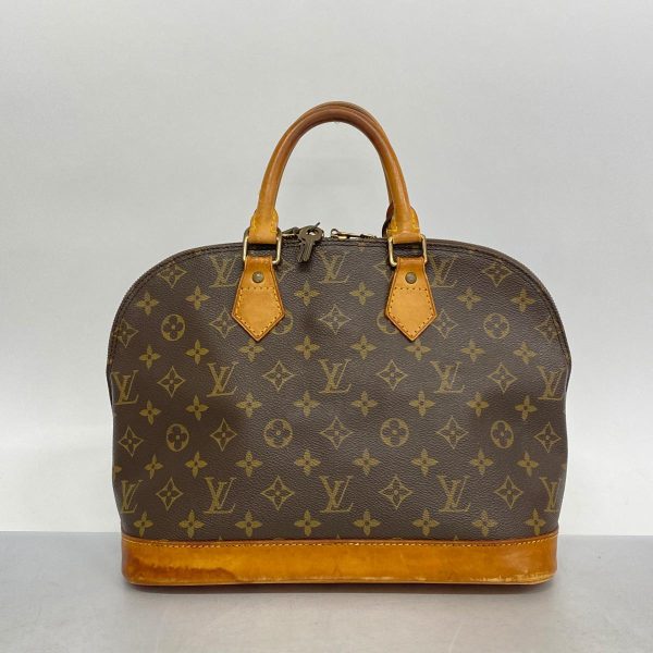 1240001038690 11 Louis Vuitton Handbag Monogram Alma Brown