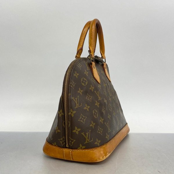 1240001038690 2 Louis Vuitton Handbag Monogram Alma Brown