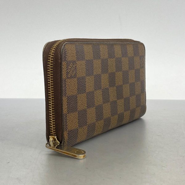 1240001038692 2 Louis Vuitton Long Wallet Damier Zippy Ebene