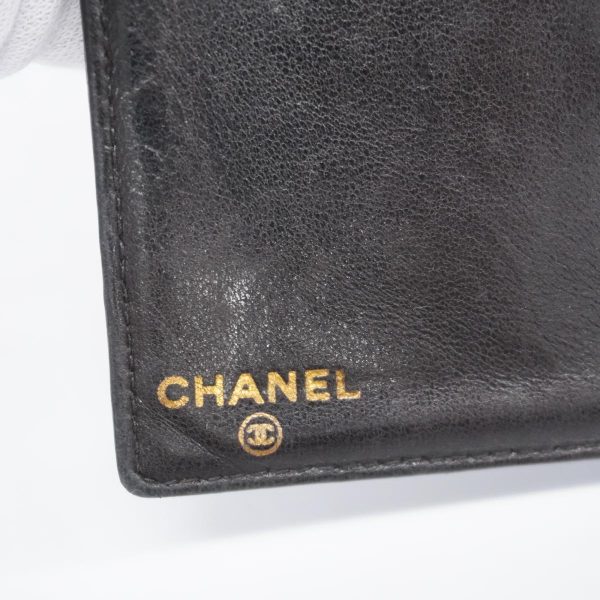 1240001038702 4 Chanel Wallet Caviar Skin Black Gold Hardware